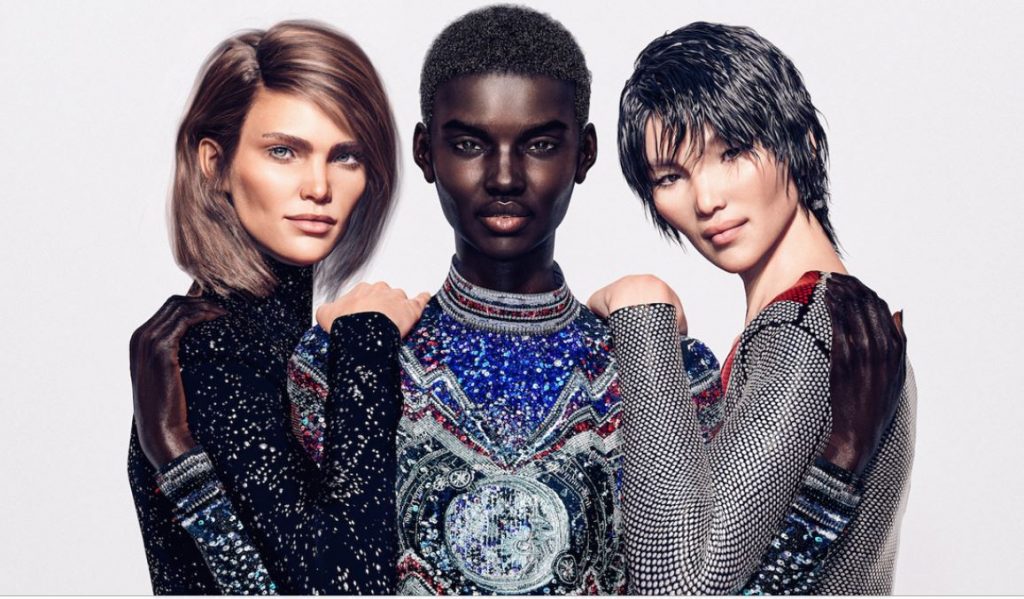 Balmain_virtual influencers