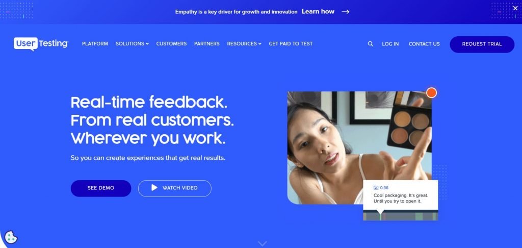 Usertesting_customer feedback software
