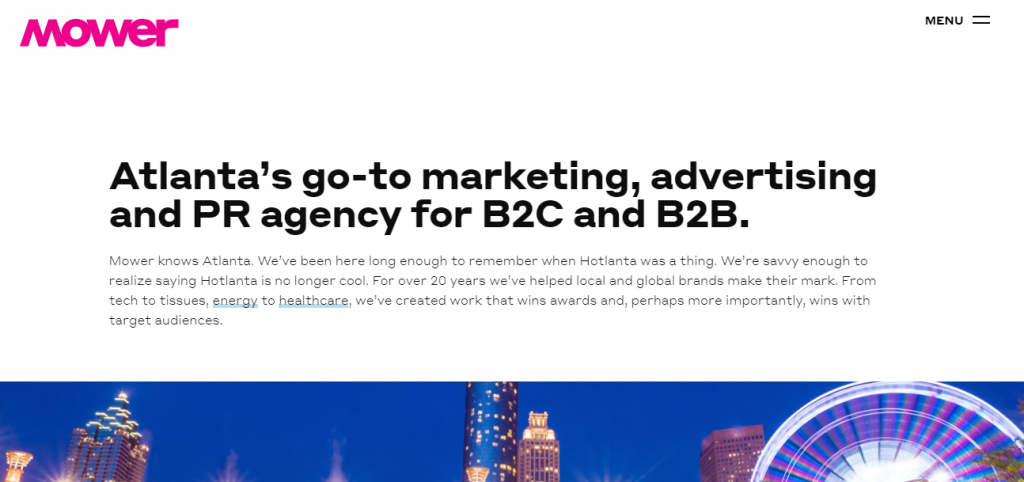 Mower Marketing Agency Specializing in B2C and B2B from city to city