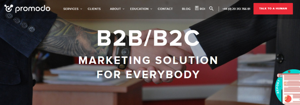 Promodo delivers B2B/B2C marketing solutions to everybody