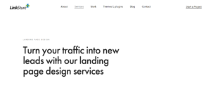 Apexure_landing page design service