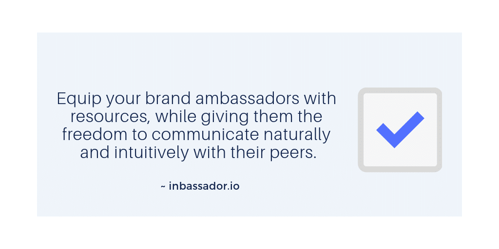 brand ambassador program tip 4