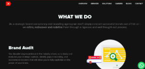 Brand Provoke Creative Agency Homepage