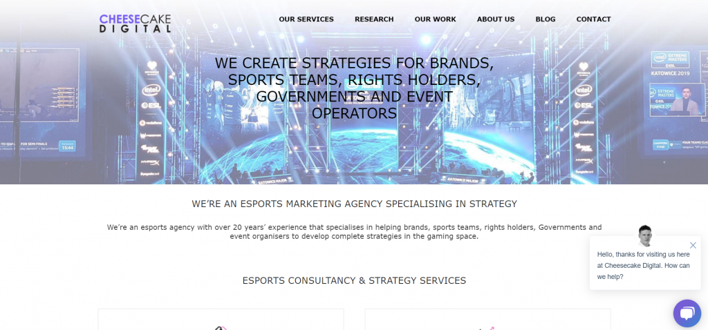 CheeseCake Digital_Esport Marketing Agency in the UK