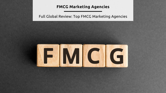 FMCG Marketing Agencies - Feature Image from Canva of Scrabble tiles spelling out 'FMCG' on a plain grey background