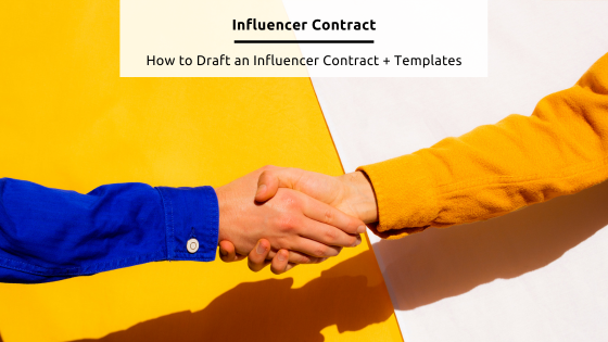 Influencer Contract Template - Stock feature image from Canva