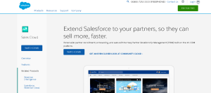 Salesforce PRM Homepage