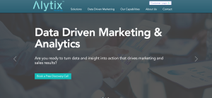 Alytix data-driven marketing agency homepage