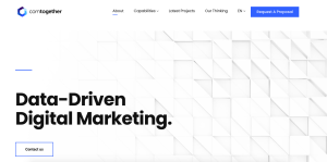 comtogether data-driven agency homepage