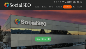 SocialSEO Homepage