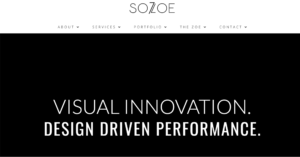 Sozoe Creative Pinterest Marketing Agency Homepage