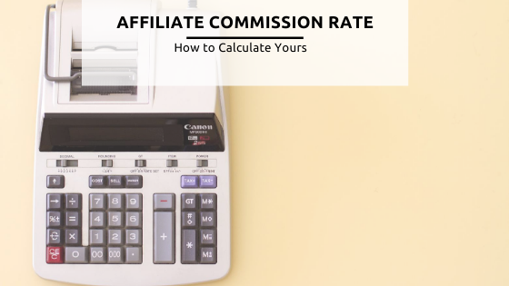 Commission rate feature