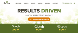 Thrive Internet Marketing Agency Pinterest Marketing Agency Homepage