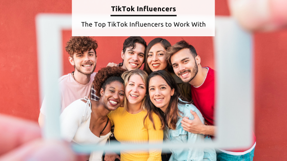 TikTok Influencers - Stock Image from Canva of a diverse group of friends posing for a photo