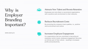 Infographic of why employer branding is important