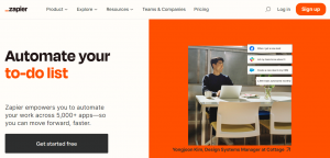 Zapier Homepage