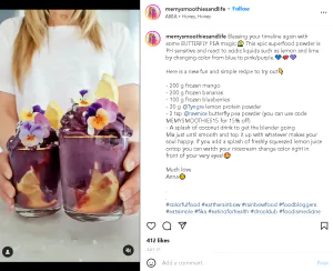 Instagram Post by Food Influencer Anna Lindberg