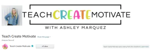 Screenshot of Ashley Marquez's Amazon Influencer Storefront