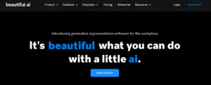 Beautiful.ai - AI PowerPoint Generator Homepage