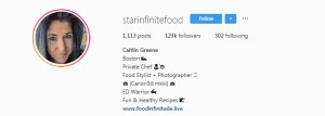 Caitlin-Greene-Food-Influencers Instagram