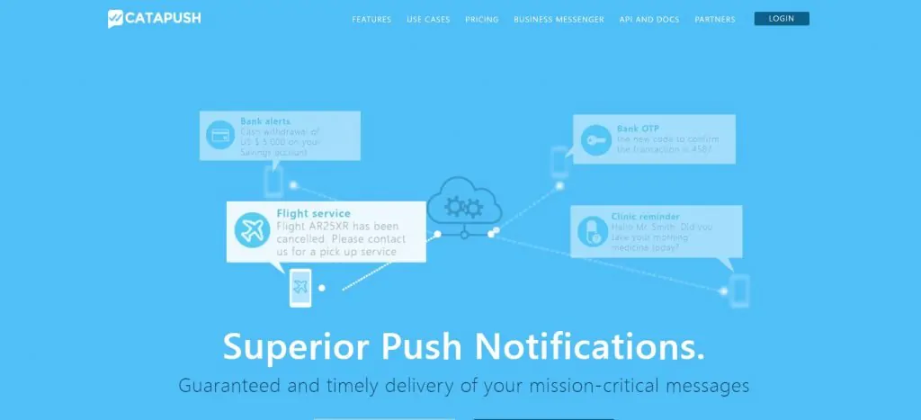 Catapush_push notification services