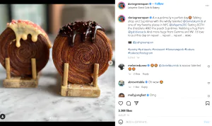 Instagram Post by Food Influencer Dorie Greenspan