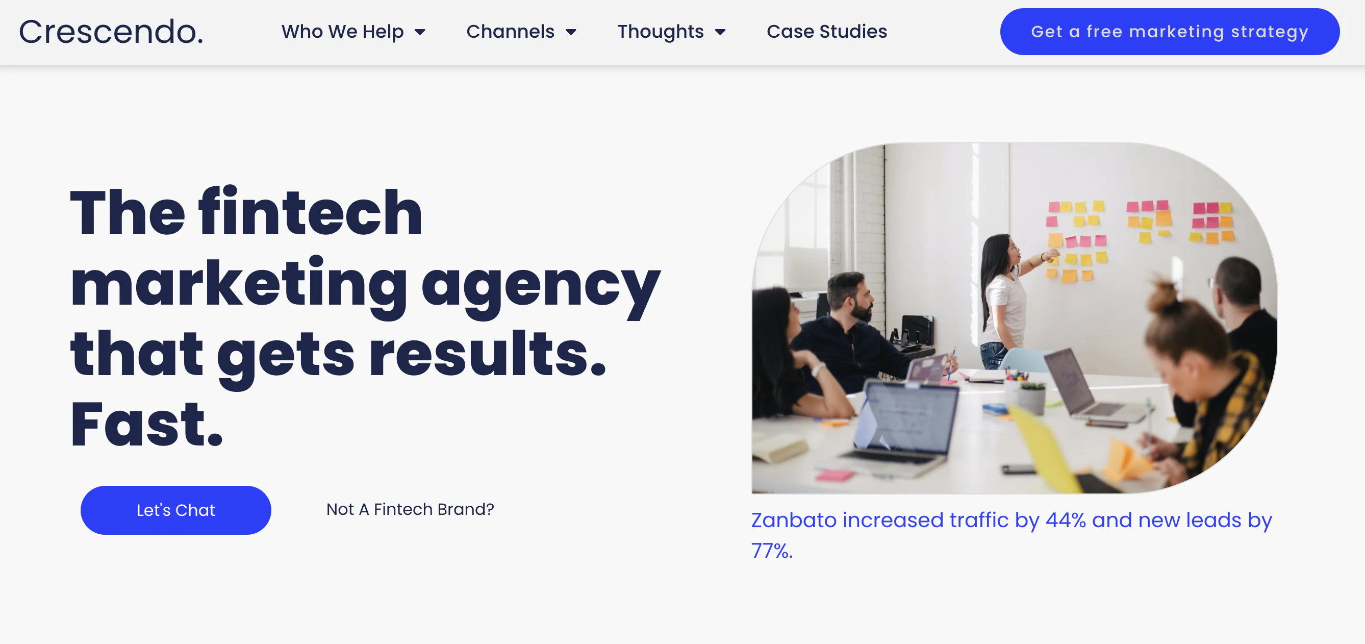 Crescendo the Fintech Marketing Agency that gets results fast