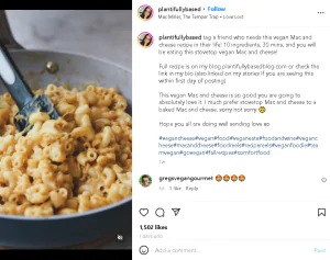  Food Influencer Francesca Instagram Post