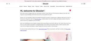 Glossier_DTC examples