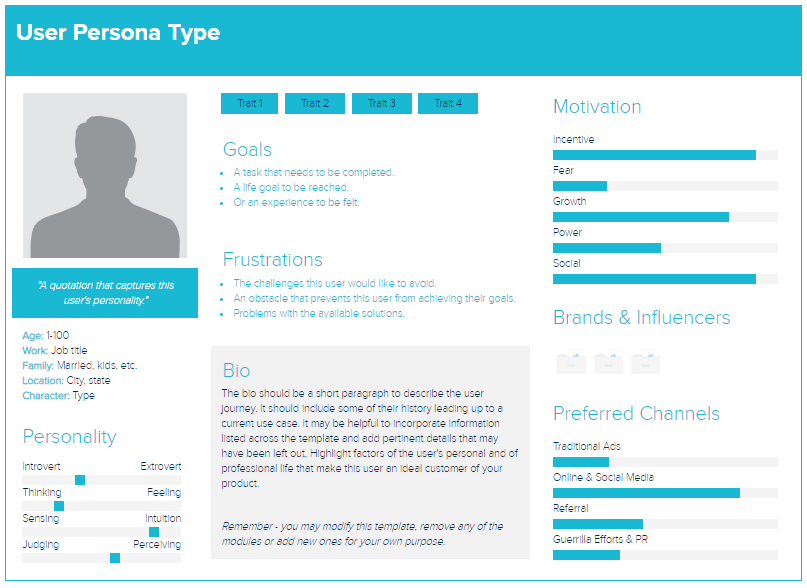 Xtensio buyer persona