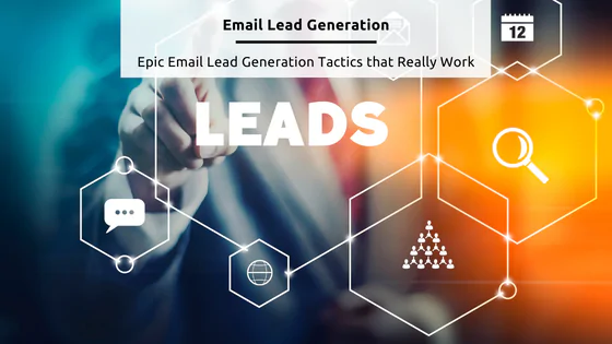 Email Lead Gen Tactics - Stock Feature Image from Canva
