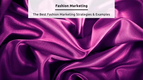 P2P Feature Image - Fashion Marketing - Stock close up image of folds of purple satin fabric