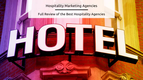 Hotel Marketing Agencies - Stock image from Canva of a neon sign that says 'hotel'