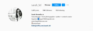 Sarah Brunella Instagram