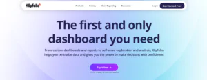 Klipfolio_digital marketing dashboard 