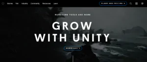 Unity In-app Advertising Network's Homepage